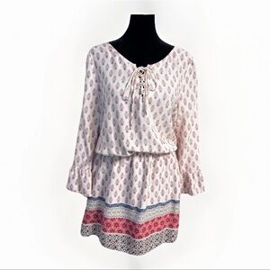 Sanctuary Women's Marrakech Filligree Mini Dress Lined Boho Size‎ Large